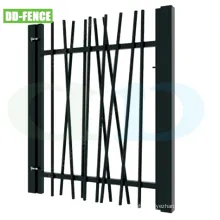 Tubular Picket Fence Wrought Iron Fencing Garden Fence